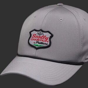Scotty Cameron Hat - SC Retro Patch Rope - Gray/Black Adjustable (never worn)